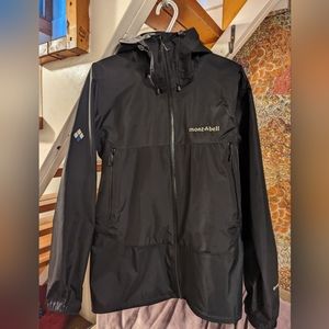 Montbell Storm Cruiser Gore-tex Waterproof Rainproof Snowproof Black Jacket